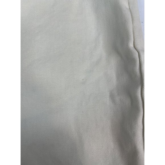 Vintage St. John's Bay Women's Flat Front Shorts 6" Inseam 8 Cream 100% Cotton - Picture 6 of 6